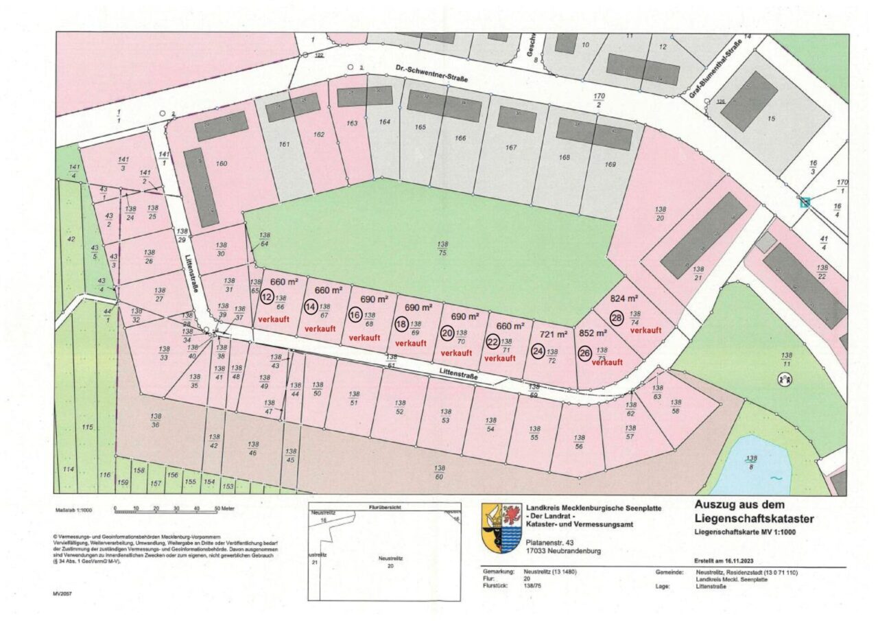 Lageplan Littenstraße 04-26